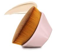 Brocha de maquillaje Daubigny con punta plana Kabuki hexagonal para base de maquillaje, rubor, polvos l quidos, cremas l quidas o polvos impecabl