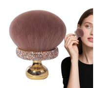 Brocha de maquillaje de , aplicador de rubor en polvo suelto, herramienta de belleza compacta y de 5.5 x 5.5 cm, accesorios de maquillaje aptos para viajes, para mujeres, niñas, madres e