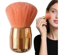 Brocha de maquillaje de cabeza ancha, aplicador de base retráctil, cepillo cosmético portátil para corrector en polvo, base de rubor, cerdas para una mezcla, herramienta de maquillaje