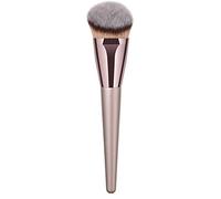 Brocha de maquillaje en ángulo, brocha de base sintética de alta calidad, aplicador cosmético para mezclar polvo líquido, Brochas veganas de Maquillaje Burbuja (oro rosa, talla única)