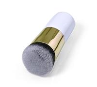 Brocha de maquillaje facial y corporal de alta densidad para polvo líquido, crema, mezcla de puntas para viajes retráctiles líquidos