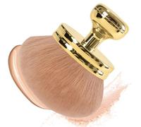 Brocha De Maquillaje Grande, Brocha Autobronceadora Para Maquillaje Corporal, 7.4 CM De Diámetro Cepillo Para El Cuerpo, Aplicador Portátil De Crema Solar, Brocha Base Maquillaje (Oro)