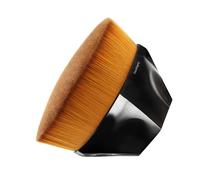 Brocha de maquillaje Kabuki hexagonal de punta plana para base de maquillaje, rubor, polvos l quidos, cremas l quidas o polvos impecables, con es