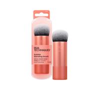 Brocha de maquillaje multiusos para difuminar burbujas de Real Techniques, ideal para maquillaje l quido, en crema y en polvo, con cabezal de bur