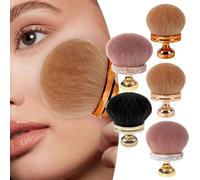 Brocha de maquillaje para base de maquillaje, brocha de maquillaje para el cuerpo extragrande, brocha de maquillaje de cabeza ancha, ovalada, cara, pierna, maquillaje, aplicador portátil de la piel