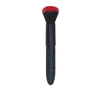 Brocha de maquillaje para base de maquillaje para contornear, mezcla líquida, acabado de aerógrafo, color negro