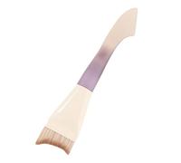 Brocha de maquillaje para base, diseño de cerdas de punta plana en ángulo, 14,5 x 3 cm, aplicador corrector de crema líquida , herramienta de acabado uniforme, mezcla facial de estilo