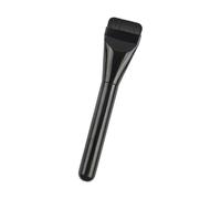 Brocha de maquillaje precisa con parte superior plana, fibras no absorbentes, mezcla sin costuras y cobertura correctora para un acabado impecable, cepillo cosmético de fibra sintética