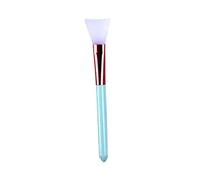 Brocha de silicona para maquillaje de barra larga, cepillo de máscara de silicona, herramientas de belleza, cepillo de belleza, duradero, para máscara, color verde