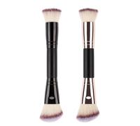 Brocha de teñido - Cepillos de maquillaje 17,5 X 4 Cm, Cepillo de colorete, Cepillos profesionales de belleza facial para maquillaje líquido, herramienta portátil de contorneado y bronceado P