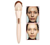 Brocha eléctrica para base - 3 brochas de maquillaje vibratorias, cepillo de contorno eléctrico giratorio de 60 grados, cepillo de maquillaje para líquido, crema, polvo, regalo para mujeres, esposas