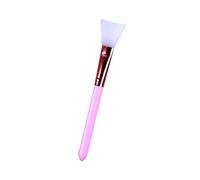 Brocha larga de silicona para maquillaje, máscara de silicona, herramientas de belleza, cepillo de belleza duradero, palo de máscara, color rosa