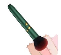 Brocha para base: brocha cosmética de cerdas, dispositivo de vibración recargable, de aplicación de maquillaje de precisión, herramienta para mezclar crema líquida respetuosa con la pie