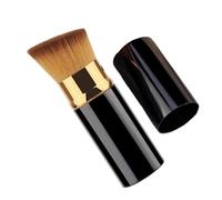 Brocha para base, cerdas suaves portátiles | Brocha de maquillaje en polvo de viaje | para bronceador, crema de protección solar, viajes, oficina, boda, citas