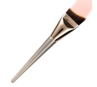 Brocha para base de maquillaje - Angulado sintético ergonómico, cepillo de base líquida para la cara - para mujeres, niñas, principiantes, uso diario, exterior y hogar