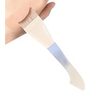 Brocha Para Base De Maquillaje Aplicador Con Cerdas | Pincel Plano Para Base De Maquillaje Facial Para Crema Facial Corrector Difuminado Mujeres Niñas Hogar Viaje Oficina Boda