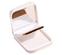 Brocha para base de maquillaje, herramienta de maquillaje facial, cepillo de base de cabeza cuadrada plana agradable para la piel, para mezclar, contornear, resaltar, crema