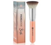 Brocha para base HEYMKGO Brocha de maquillaje con parte superior plana Brocha Kabuki Brocha para base de contorno para líquido, polvo, crema y corrector Brocha para mezclar, brocha para rostro