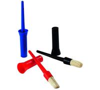 Brocha para cascos con capuchón, longitud 22 cm., rojo