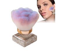 Brocha para difuminar para el maquillaje facial | Juego de brochas de maquillaje para colorete y contorno facial - Herramienta de maquillaje ergonómica para contorno e iluminación