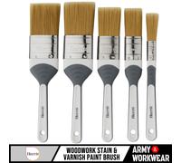 Brocha Para Pintura De Tinte Y Barniz Harris (Paquete De 5) Muy Buena 1" 1.5" 2"