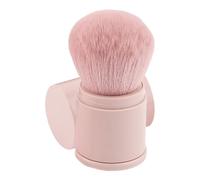 Brocha para polvos: diseño compacto retráctil, cerdas sintéticas para base de sombra de ojos y rubor, aplicador cosmético portátil | Rutina de maquillaje diario Bolso de viaje Retoque Uso de be