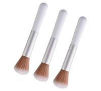 Brocha Para Rubor En Polvo,3 Piezas Herramienta De Maquillaje Para Iluminación Y Detalle,Brocha Facial Para Rubor - Para Mujeres, Principiantes, Niñas y Adolescentes