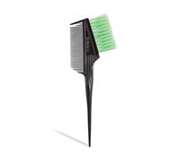 Brocha para teñir el cabello, herramienta para teñir el cabello, aplicador de tinte para el cabello, aplicador de coloración para mujeres, uso en salón de belleza, teñido en casa (L, negro y verde)
