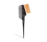 Brocha para teñir el cabello, herramienta para teñir el cabello, aplicador de tinte para el cabello, aplicador de coloración para mujeres, uso en salón de belleza, teñido en casa (S, negro y naranja)