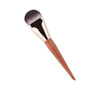 Brocha plana para base de maquillaje, ultrafina, mango de madera portátil, aplicador profesional para cosméticos, mezcla, pulido en polvo
