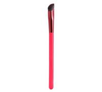 Brocha plana para corrector, cerdas de fibra , cepillo de cejas de uso , mango de pegamento multifuncional, suministros de brochas de maquillaje ergonómicas para principiantes y avanzados