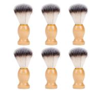 Brochas de afeitar para hombre, mango de madera, cerdas suaves, cuidado facial, cepillo para el cuidado de la barba, para padre, amigo, marido