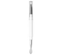 Brochas de maquillaje de doble cabeza, de silicona, para cejas, pestañas, rímel, aplicadores de labios, para viajes en casa