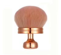 Brochas De Maquillaje Extra Grande,Brochas Autobronceadora de Cuerpo Grande Corporal Brocha Kabuki para Polvo con Cerdas Mullidas y Suaves y Mango Corto Cepillo para Aplicar Autobronceador Oro Rosa