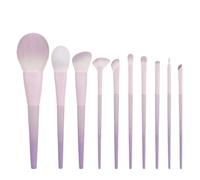 Brochas De Maquillaje Juego De 10 Brochas De Maquillaje De Color Morado, Suaves Y Sueltas, For Sombras De Ojos, Labios Y Maquillaje Pinceles Maquillaje(Purple)