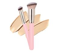 Brochas de maquillaje Pro Foundation Brush y pincel corrector impecable, perfecto para cualquier aspecto, cepillo de contorno de cabello de alta calidad, perfecto para mezclar líquidos, pulir, crema