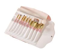 Brochas De Maquillaje Profesional Juego De Brochas Maquillaje, Brocha For Polvos Sueltos, For Sombras Ojos, For Cejas, For Labios, 10 Unidades, Portátil Suaves Pinceles