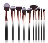 Brochas de Maquillaje Profesional - Start Makers 10 Piezas Pinceles Maquillaje Set de Brochas de Maquillaje - Pinceles Sintéticos Para Correctores en Polvo de Base Blush Eyeshadow