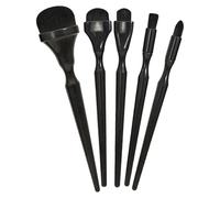 Brochas de mezcla de carbón - 5 piezas herramienta de dibujo | Juego de pinceles para mezclar pastelistas con y mangos cómodos para estudiantes, profesores, aficionados, manualidades, uso en