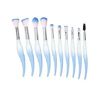 Brochas para sombra de maquillaje, base, correctores, polvos, brochas sintéticas coreanas (azul, talla única)