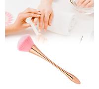 Brochas Para Uñas Cepillo De Uñas - Herramienta De Manicura Para Eliminar El Polvo, Salón Manicura Diy 1 Unids Herramientas De Limpieza Manual Nail Art Polvo Para Rosa Cabeza Cepillo Rubor Pinceles