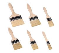 Brochas Pintura,6 Piezas Brochas Pintura Madera Pared,Cepillo de Pared Conjunto Inicio Pinceles al Oleo Tintes