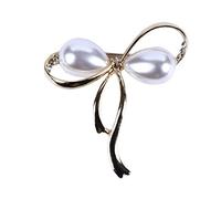 Broche artificial con perla para cumpleaños, bonito y elegante, diseño de mariposa, para el pecho, presente, señor, collar, accesorios, joyas creativas y útiles, práctico