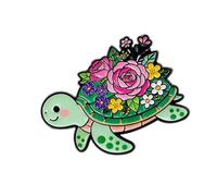 Broche artístico de flores de animales para uso diario elegante y pin de solapa especial fácil, Medio, como se describe