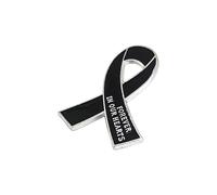 Broche artístico de palomas de cinta fácil de usar, impresión de color de larga duración, accesorio para eventos al aire libre, broche de recaudación de fondos, pin de cinta de conciencia de Kirsite