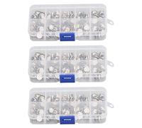 Broche botón invisibilidad blanco sonriendo 150 unidades - cierre oculto antiexposición, fácil uso para manualidades y costura DIY