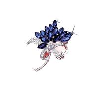 Broche broche broche broches de flores de diamantes de imitación para mujeres accesorios de boda de joyería de moda