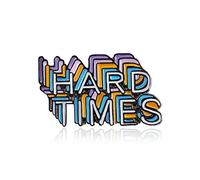 Broche Broche, Letras Múltiples de Tiempos Difíciles Vestido Camisa Sombrero Bolso Broche Broche Creativo y Útil Clever Design