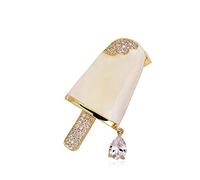 broche broche pin helado broches elegantes broches de aleación moderna bufandas de seda