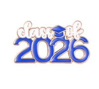 Broche clásico de logro académico 2026, pin de graduación de aleación de gama alta para graduados y académicos graduados, One Size, como se describe